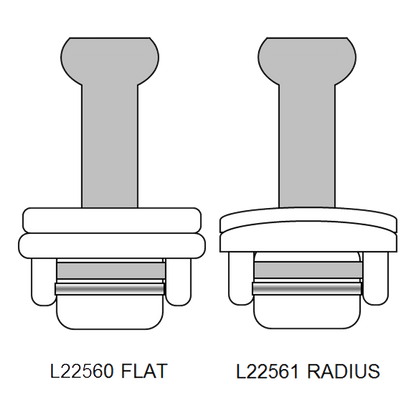 ALPRO 300mm Flush Bolt C/W Guide
