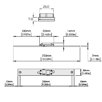ALPRO ALP200H Cobalt Electronic Side Load Lock