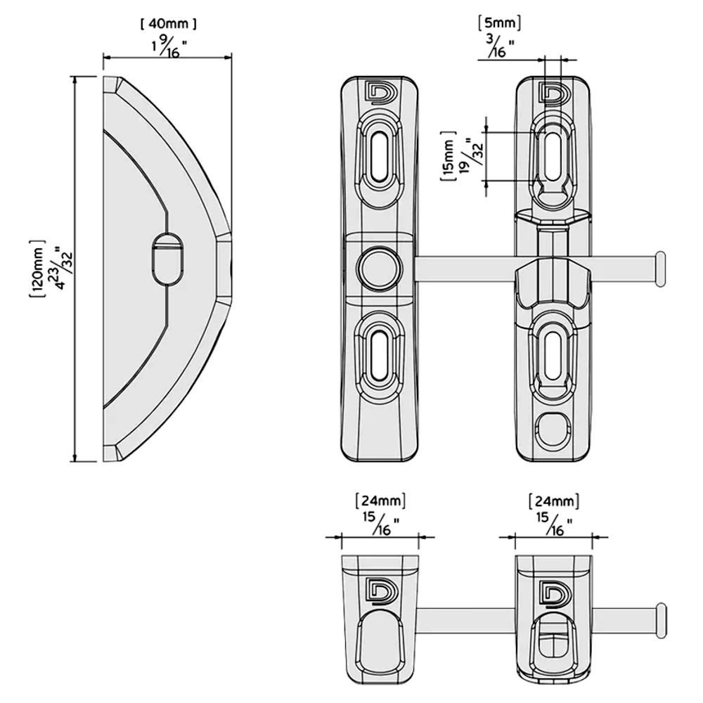 D&D TL01 Toggle Gate Latch