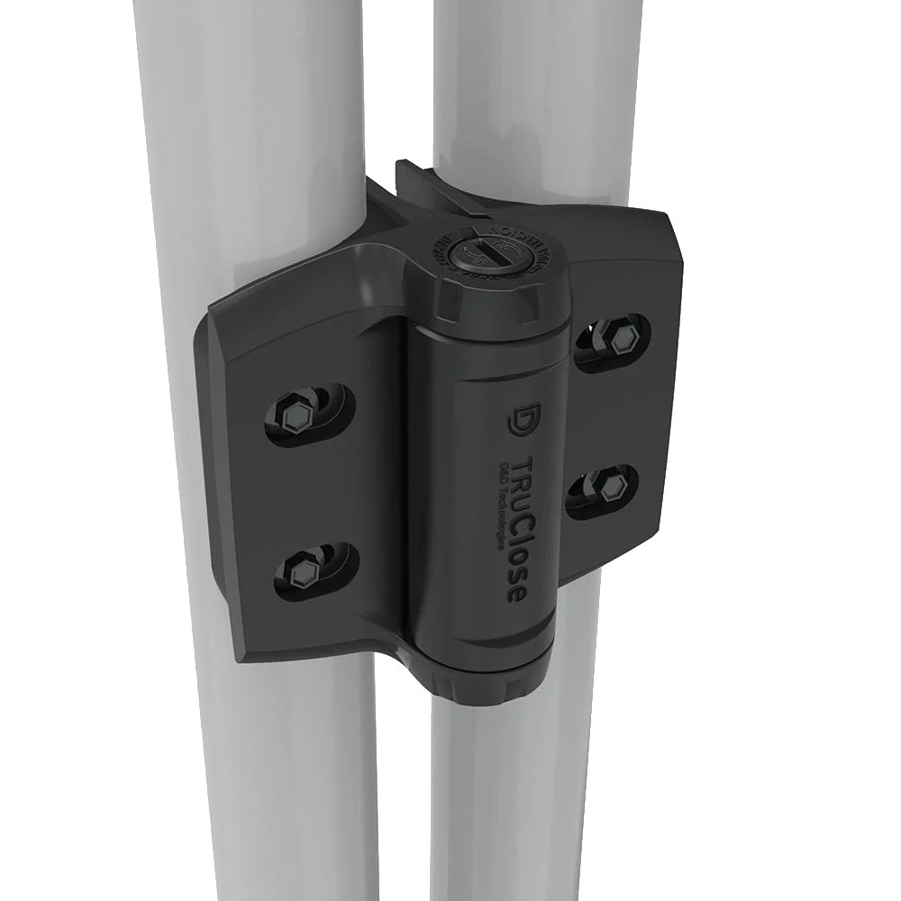D&D Truclose Heavy Duty Hinges for Round Gate Frames & Posts TCHDRND2S3