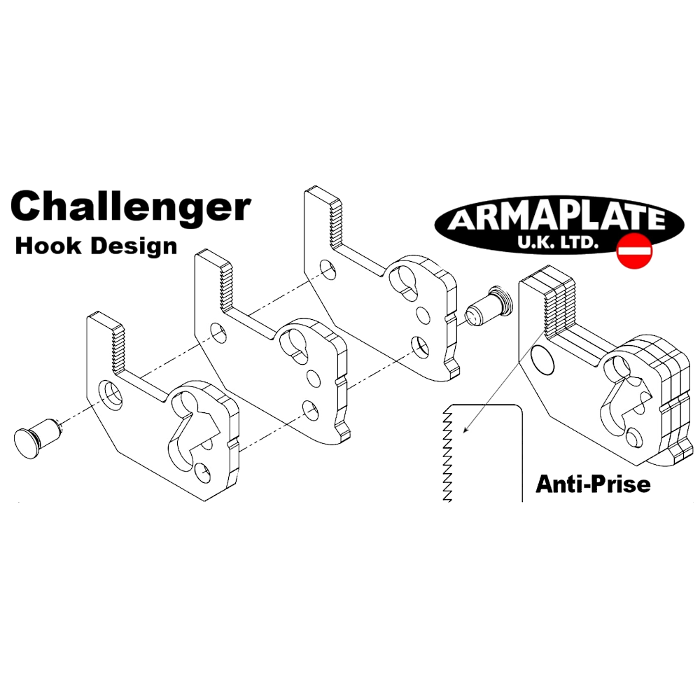 ARMAPLATE Van Hook Lock Cargo Area Kit To Suit Mercedes Sprinter From 2018 Onwards