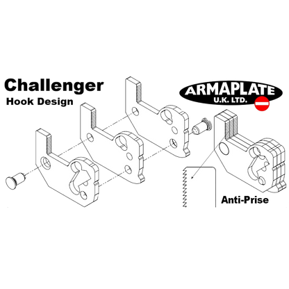 ARMAPLATE Van Hook Lock Cargo Area Kit To Suit Mercedes Sprinter From 2018 Onwards