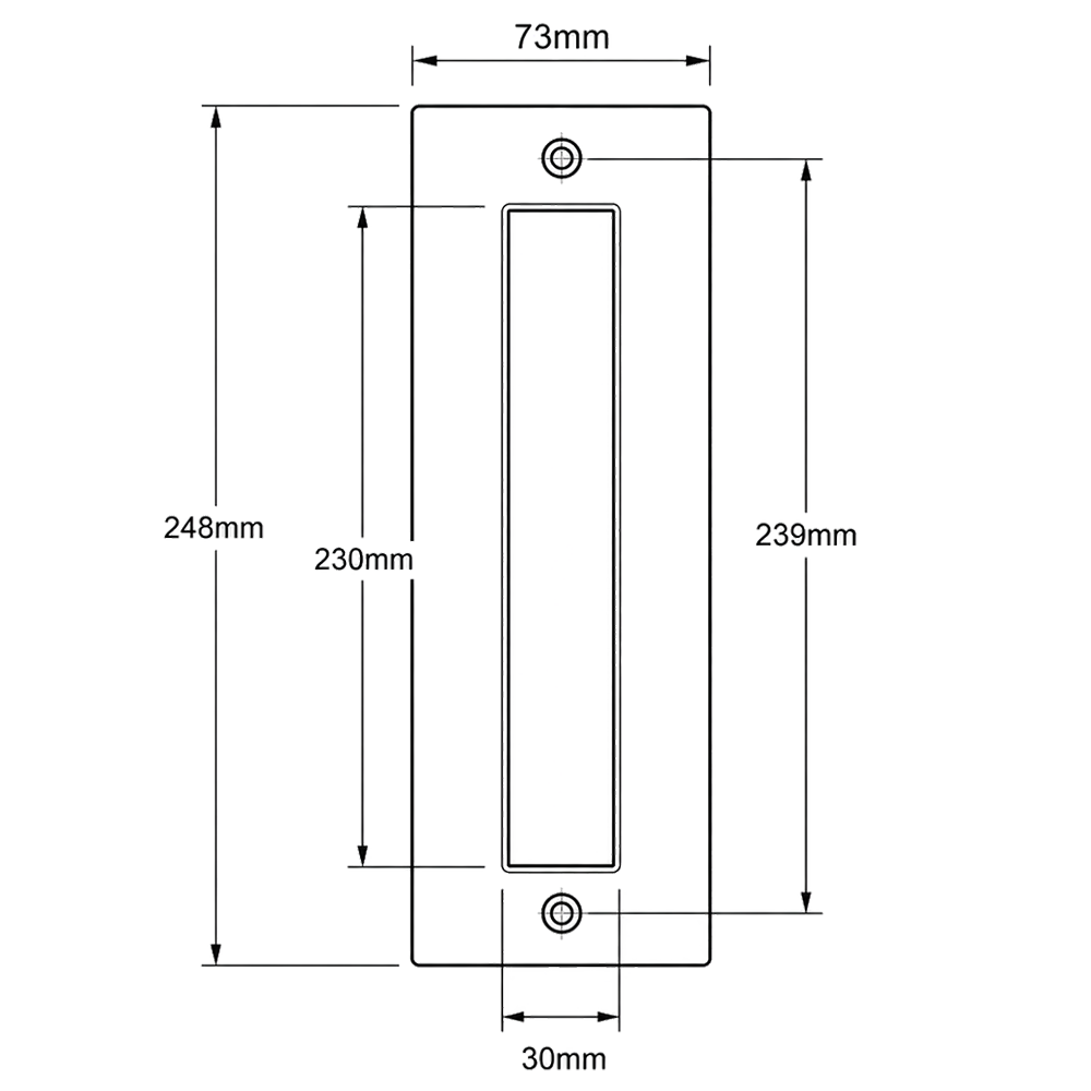 ARREGUI C-600 Letterplate