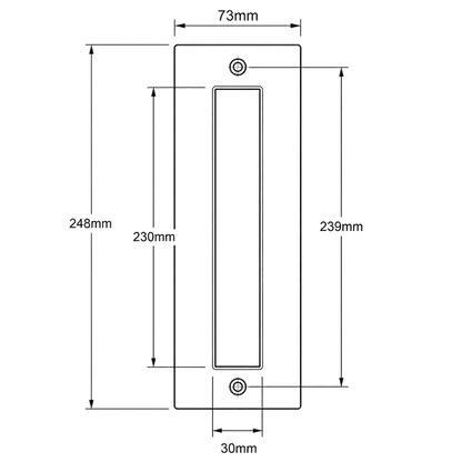 ARREGUI C-600 Letterplate