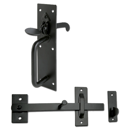 ASEC Heavy Duty Suffolk Latch Black