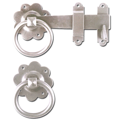ASEC Ring Gate Latch Zinc Plated
