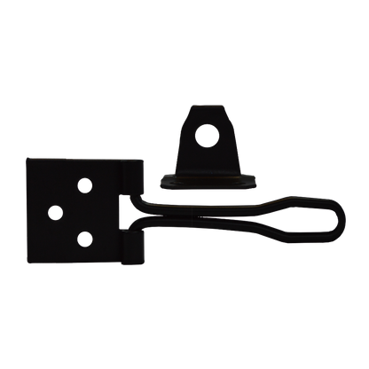 ASEC Wire Hasp & Staple 75mm - Black