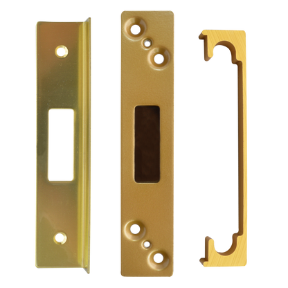 ASEC Rebate To Suit Asec Deadlocks 13mm - Polished Brass