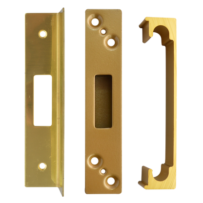 ASEC Rebate To Suit Asec Mortice Key Sashlocks 25mm - Polished Brass