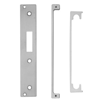ASEC Rebate To Suit Asec Oval Deadcases 13mm - Satin Chrome