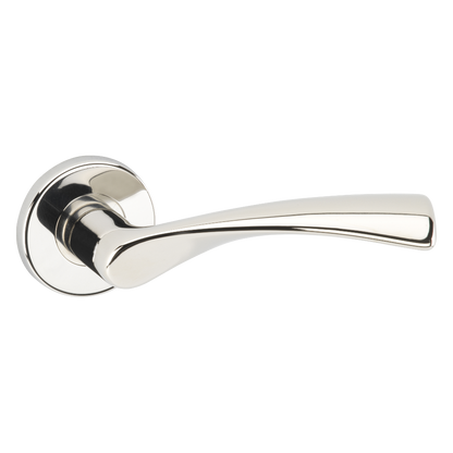 ASEC URBAN Phoenix Round Rose Latch Furniture Pro - Polished Nickel
