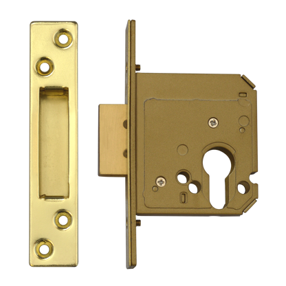 ASEC Euro Deadcase 64mm - Polished Brass
