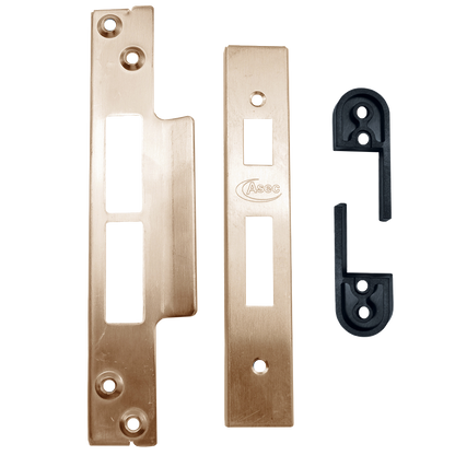 ASEC Euro Sashcase Rebate 13mm - Polished Brass
