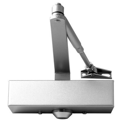 ASEC Size 3 Contract Door Closer with Cover Satin Stainless Steel