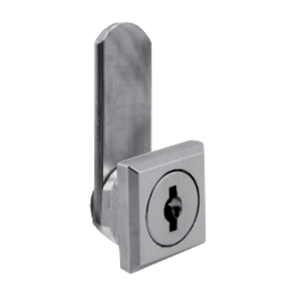 ASEC Square Mini KD Nut Fix Camlock 180 Degree 11mm - Chrome Plated