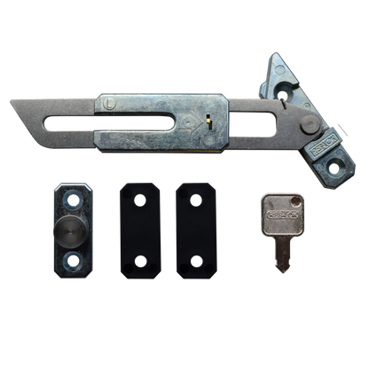 ASEC Concealed Locking Extended Restrictor Kit Left Hand - Silver