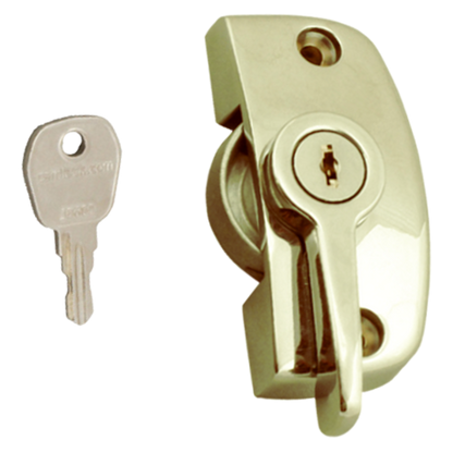 ASEC Window Pivot Lock Locking Without Keep - Gold