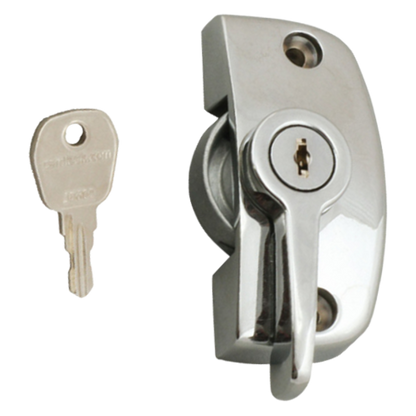 ASEC Window Pivot Lock Locking Without Keep - Chrome Plated