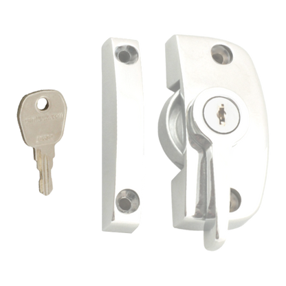 ASEC Window Pivot Lock Locking With 8.5mm Keep - White
