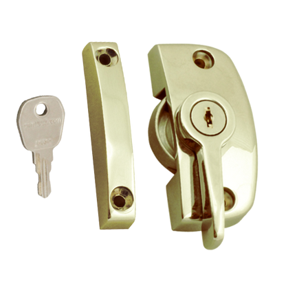 ASEC Window Pivot Lock Locking With 8.5mm Keep - Gold