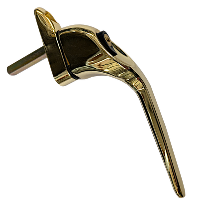 ASEC Offset Window Handle Right Handed Gold Polished - Polished Gold