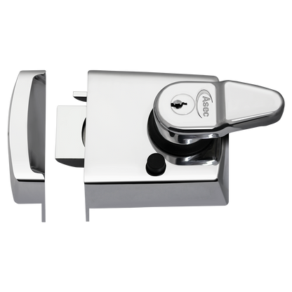 ASEC Kite BS Auto Deadlocking Nightlatch 60mm CP Pro - Polished Chrome