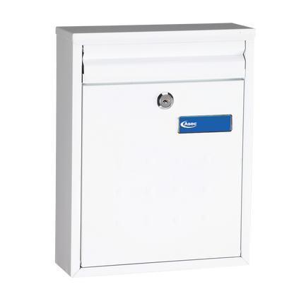 ASEC Modern Post Box White