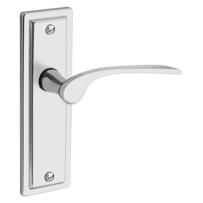 ASEC URBAN New York Lever on Plate Latch Door Furniture Pro - Satin Nickel