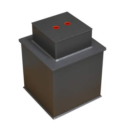 ASEC Under Floor Safe Body To Take 200mm x 200mm Door 300mm x 415mm - Grey