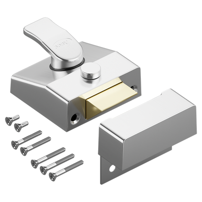 ASEC AS14 & AS18 Non-Deadlocking Nightlatch 40mm Case Only - Satin Chrome
