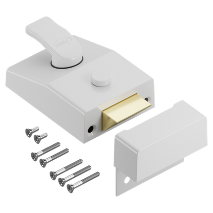 ASEC AS14 & AS18 Non-Deadlocking Nightlatch 60mm WHT Case Only - White