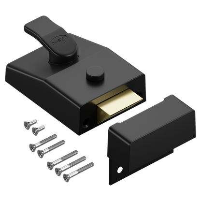 ASEC AS14 & AS18 Non-Deadlocking Nightlatch 60mm Case Only - Black