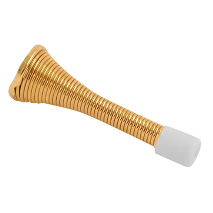 ASEC Spring Door Stop Plated - Electro Brass