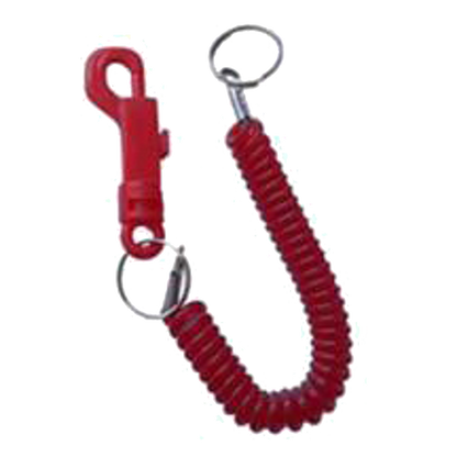ASEC Spiral Key Ring Dark Colours