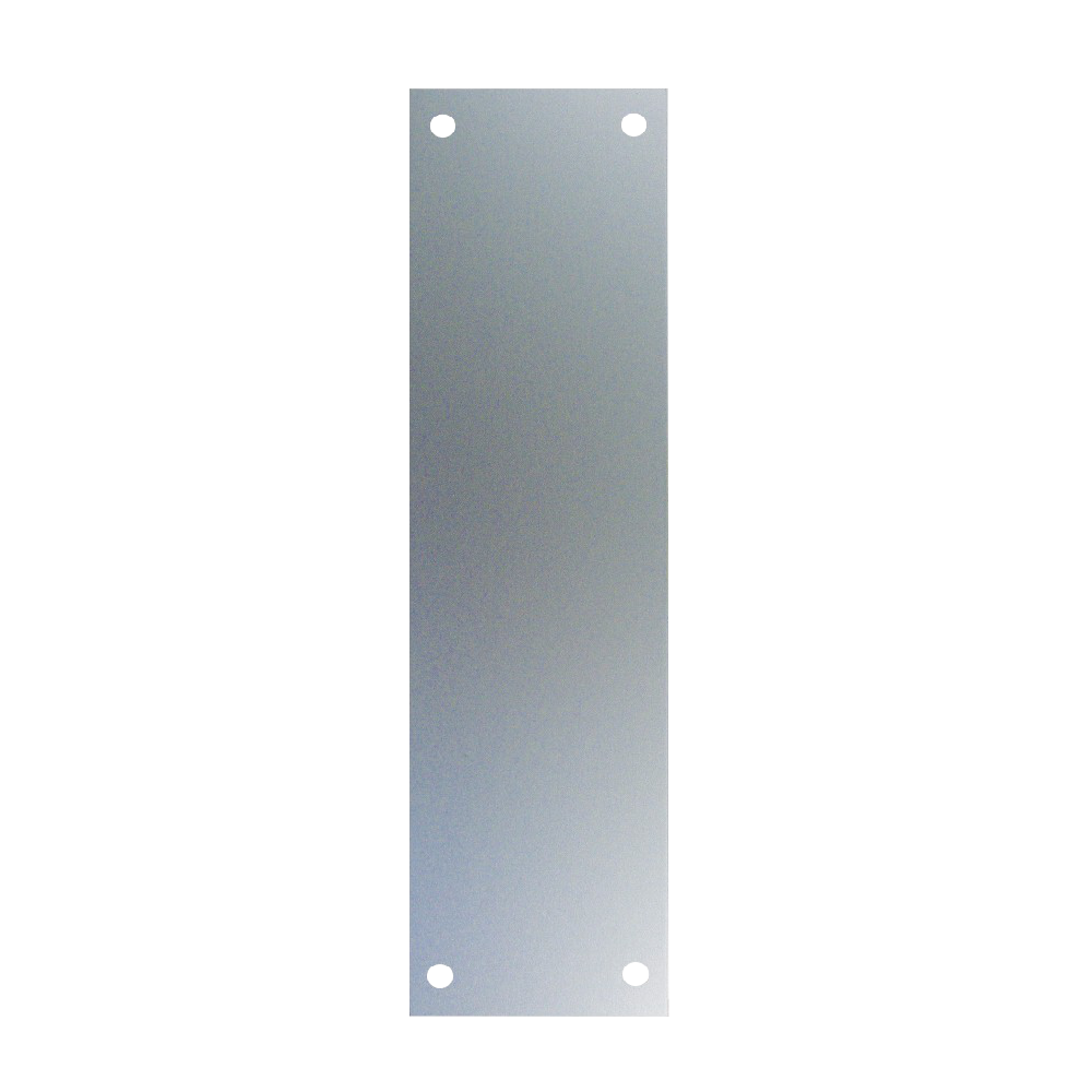 ASEC Finger Plate 75mm Width x 1.2mm Depth (SAA) Satin Anodised Aluminium 300mm Height - Satin Anodised Aluminium