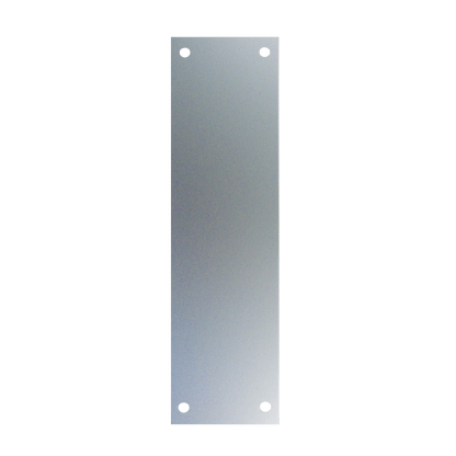 ASEC Finger Plate 75mm Width x 1.2mm Depth (SAA) Satin Anodised Aluminium 300mm Height - Satin Anodised Aluminium