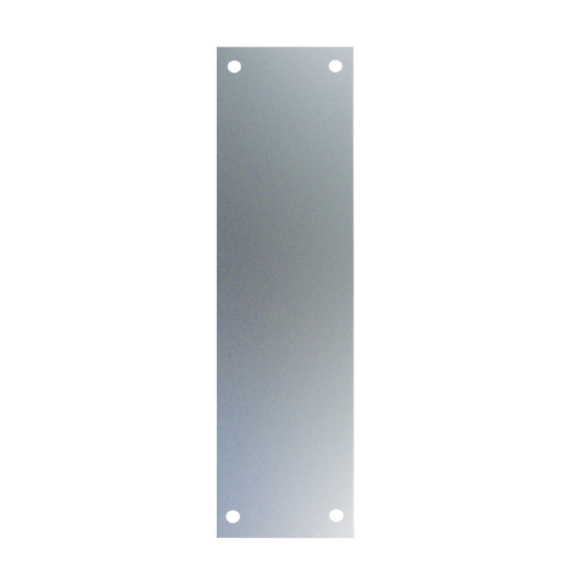 ASEC Finger Plate 75mm Width x 1.2mm Depth (SAA) Satin Anodised Aluminium 300mm Height - Satin Anodised Aluminium