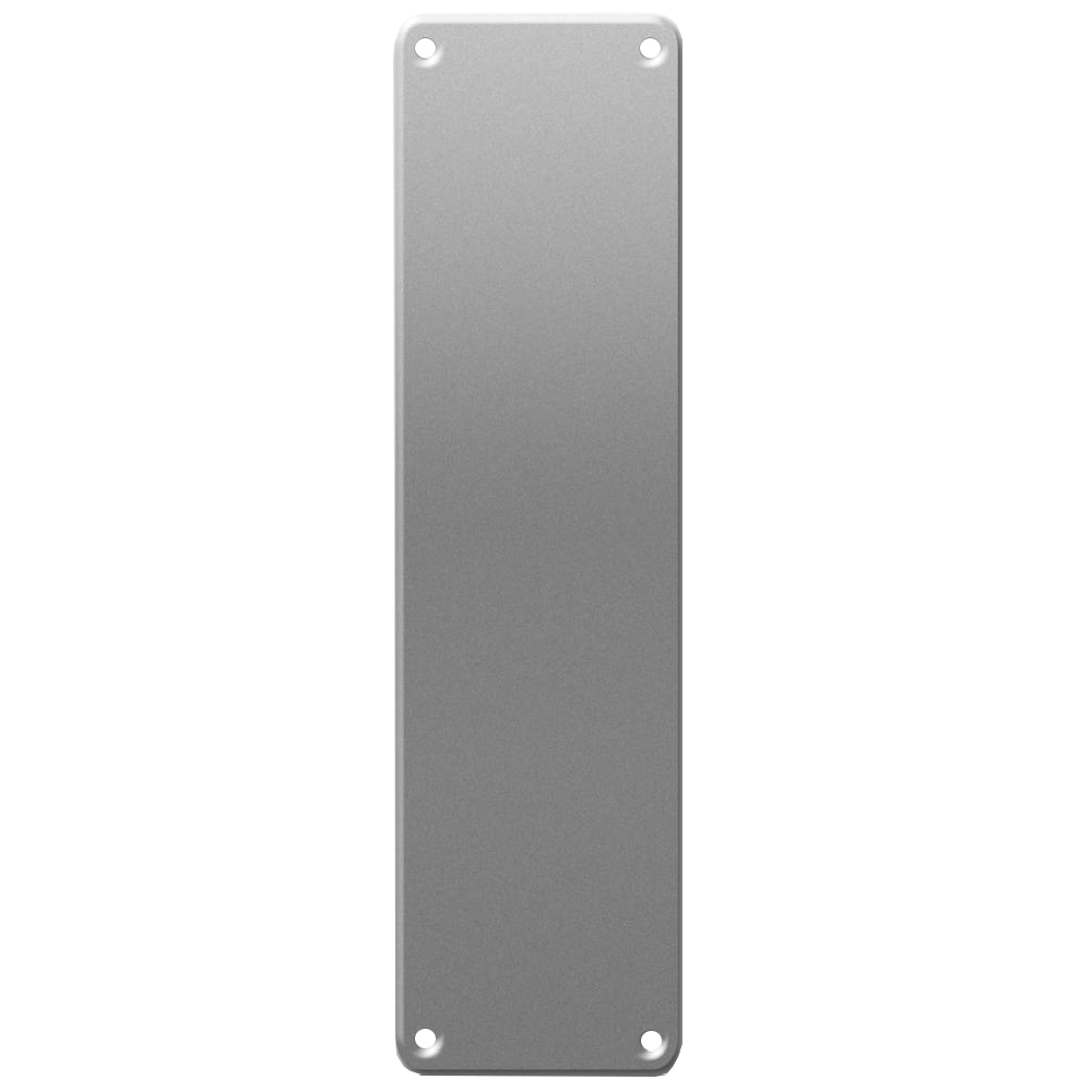 ASEC Finger Plate 75mm Width x 1.2mm Depth (SSS) Satin Stainless Steel 375mm Height - Satin Stainless Steel