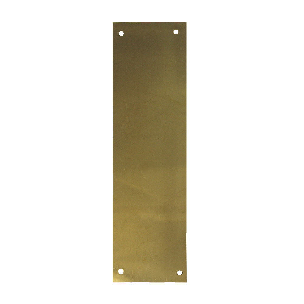 ASEC Finger Plate 75mm Width x 1.2mm Depth (PB) Polished Brass 300mm Height - Polished Brass