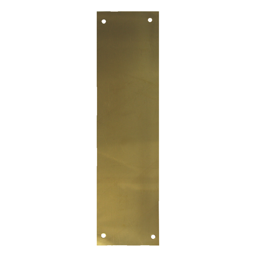 ASEC Finger Plate 75mm Width x 1.2mm Depth (PB) Polished Brass 350mm Height - Polished Brass