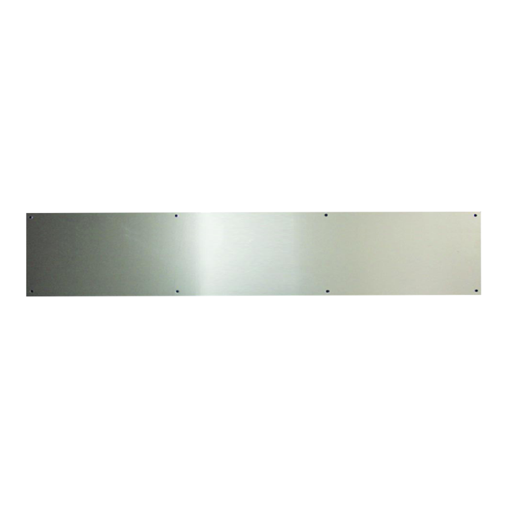 ASEC Kick Plate 150mm Height x 1.2mm Depth (SSS) Satin Stainless Steel 760mm Width - Satin Stainless Steel