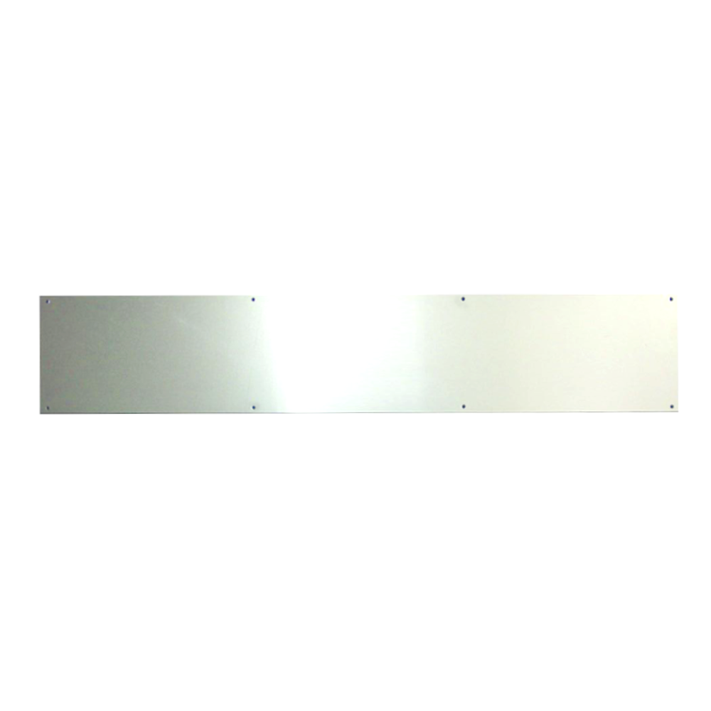 ASEC Kick Plate 150mm Height x 1.2mm Depth (PSS) Polished Stainless Steel 785mm Width PSS - Polished Stainless Steel