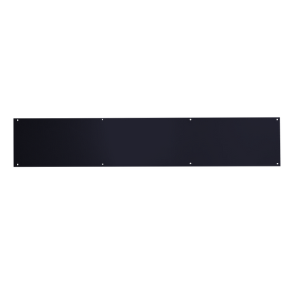 ASEC Kick Plate 150mm Height x 1.2mm Depth (BL) Powder Coated Stainless Steel Black 750mm Width Black - Black (Powder Coated)
