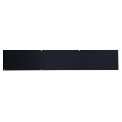ASEC Kick Plate 150mm Height x 1.2mm Depth (BL) Powder Coated Stainless Steel Black 800mm Width Black - Black (Powder Coated)