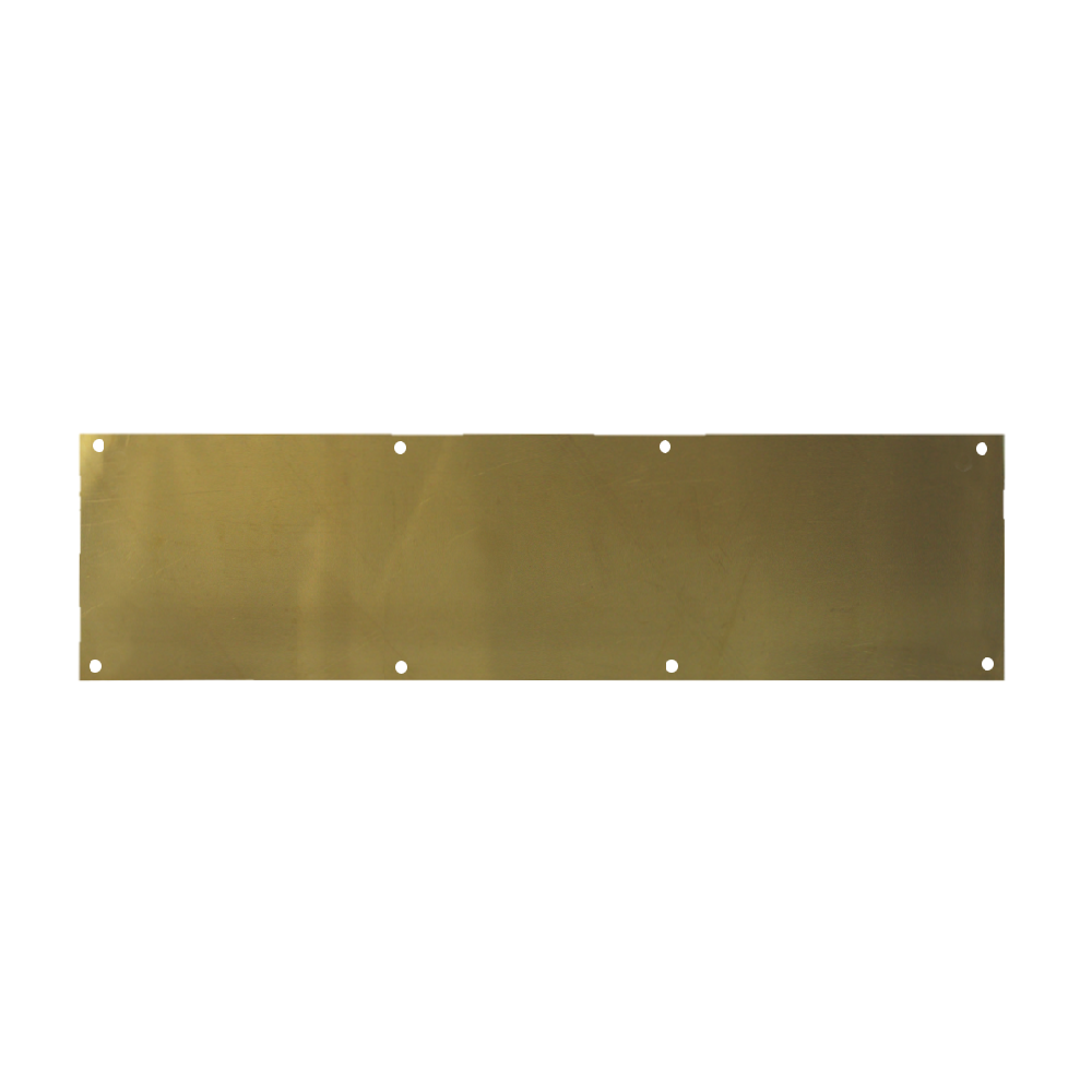 ASEC Kick Plate 150mm Height x 1.2mm Depth (PB) Polished Brass 710mm Width - Polished Brass