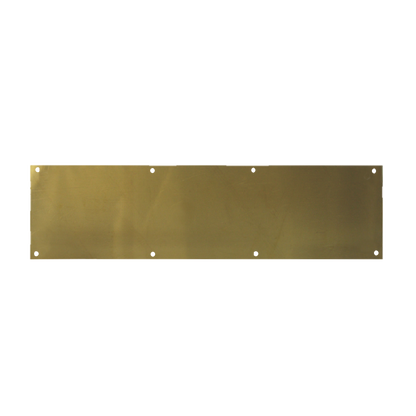 ASEC Kick Plate 150mm Height x 1.2mm Depth (PB) Polished Brass 710mm Width - Polished Brass