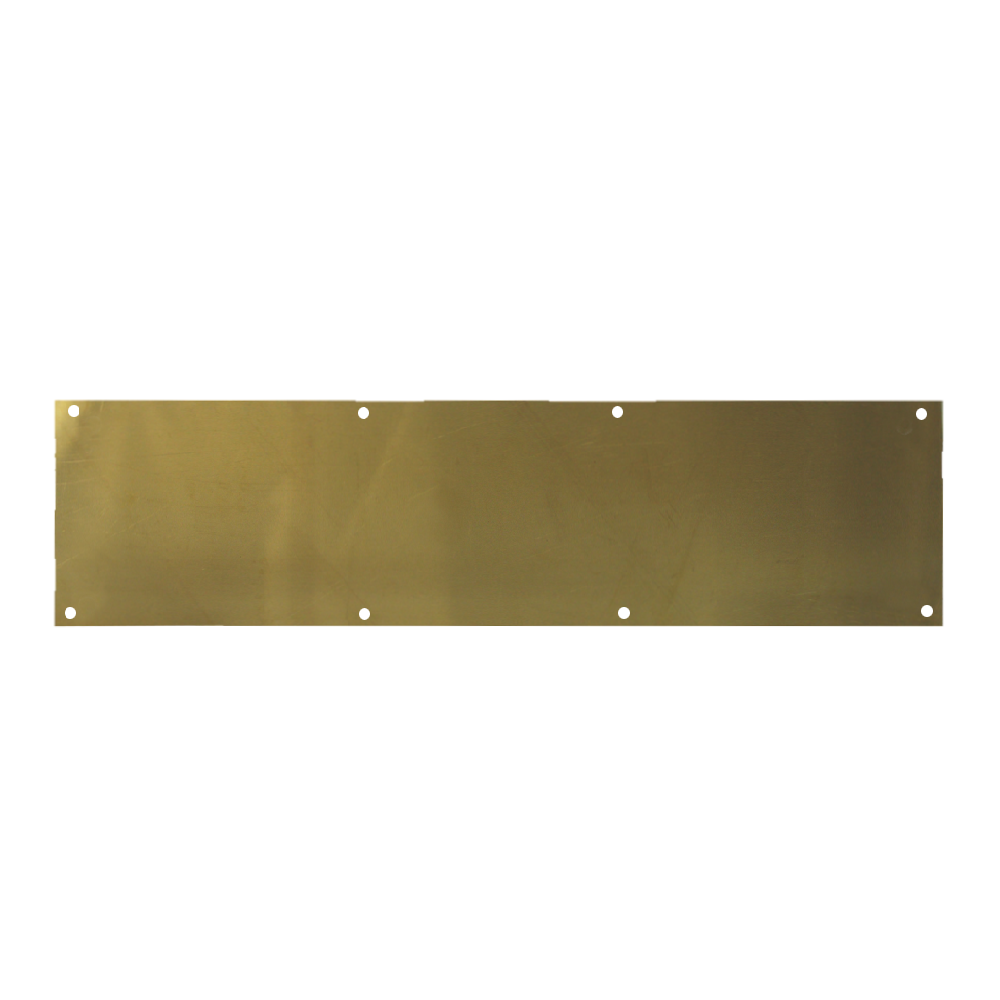 ASEC Kick Plate 150mm Height x 1.2mm Depth (PB) Polished Brass 760mm Width - Polished Brass