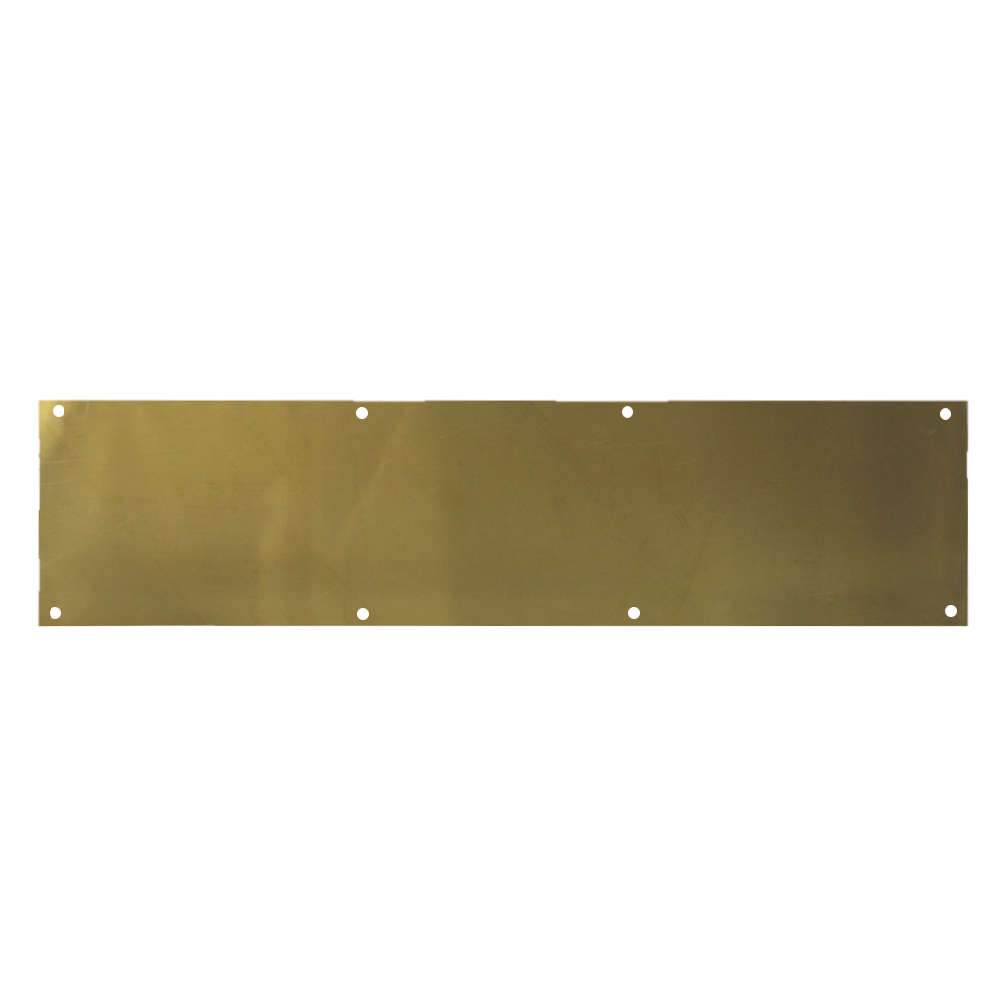ASEC Kick Plate 150mm Height x 1.2mm Depth (PB) Polished Brass 800mm Width - Polished Brass