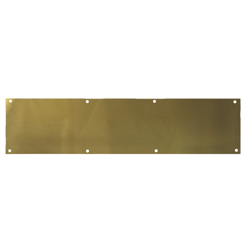 ASEC Kick Plate 150mm Height x 1.2mm Depth (PB) Polished Brass 825mm Width - Polished Brass
