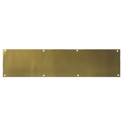 ASEC Kick Plate 150mm Height x 1.2mm Depth (PB) Polished Brass 825mm Width - Polished Brass